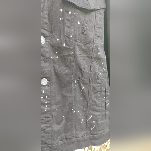 Spark Premium Black Denim "Self Made its all about the Benjamins" SZ.3XL NWOT - Picture 4 of 6